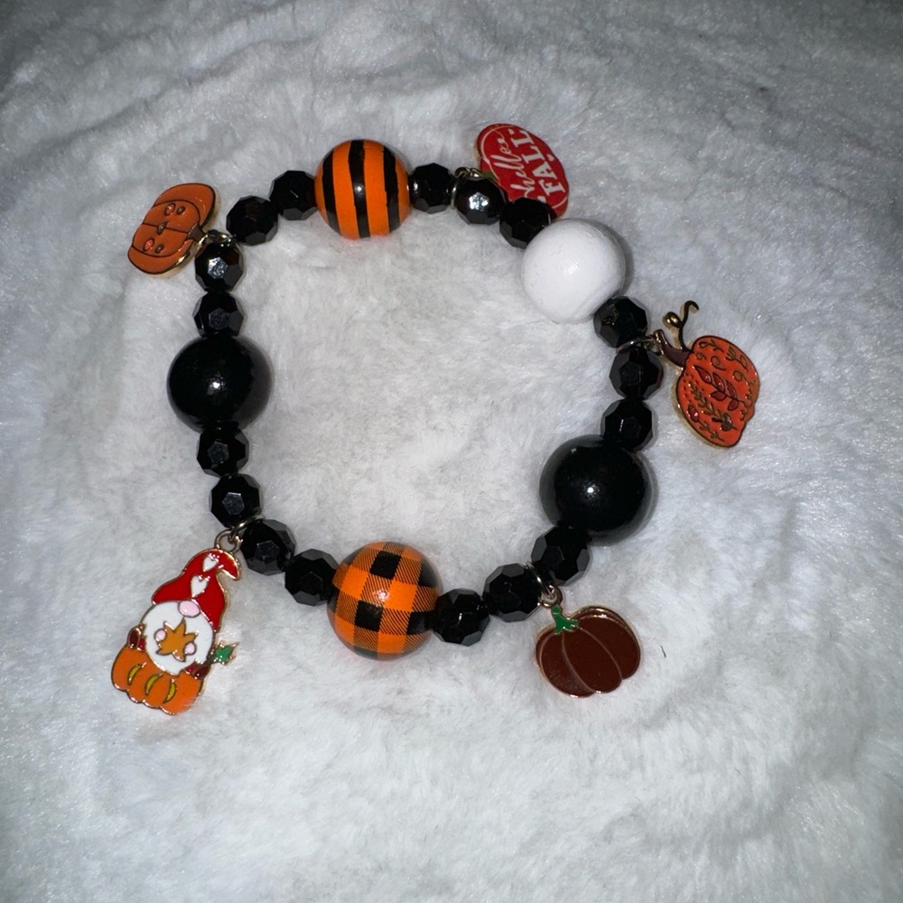 Fall charm bracelet